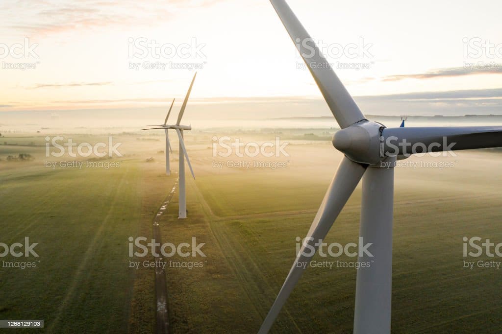 Windmills at Sunrise